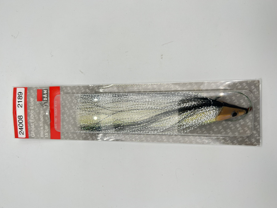 DAM Ghost Fibre Lure, Black Shadow, 15cm