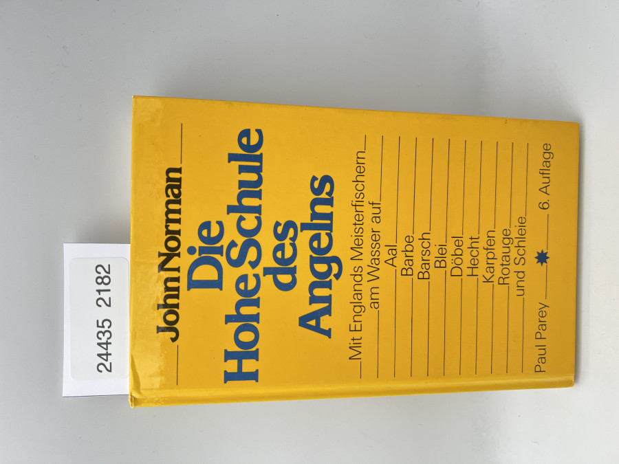 Die Hohe Schule des Angelns, John Norman, 1980