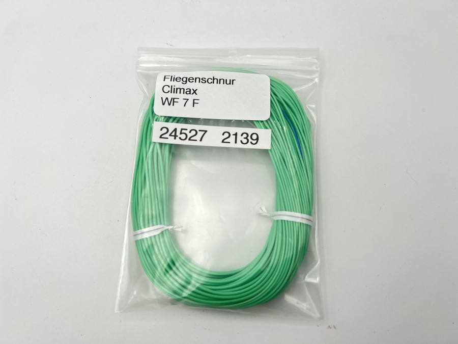Fliegenschnur, Climax, WF 7 F, ungefischt