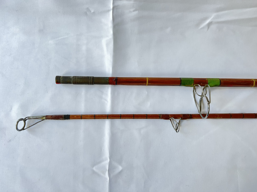 Gespliesste Spinnrute, Engelbracht München, Huchen, 2tlg., 2,30m, starke Gebrauchsspuren