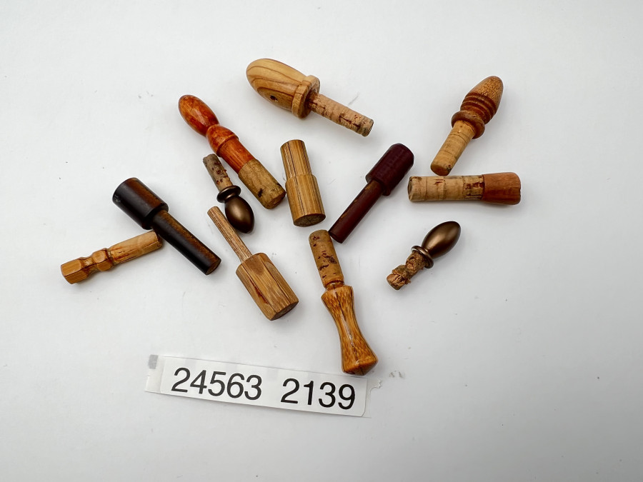 12 Hülsenstopfen für Gespliesste Fliegenruten, 3 bis 6mm Hülsendurchmesser