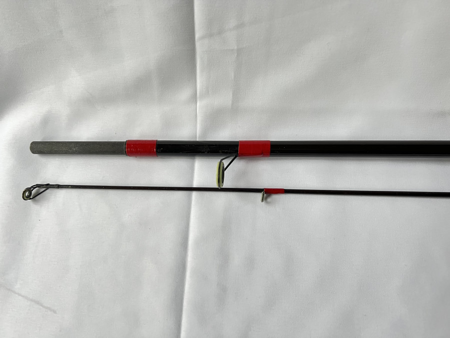 Vintage Karpfenrute, Fibatube Alnwick, England, Glass Fibre, 2tlg., 305cm, ohne Futteral, Gebrauchsspuren, Transportlänge 1,60m