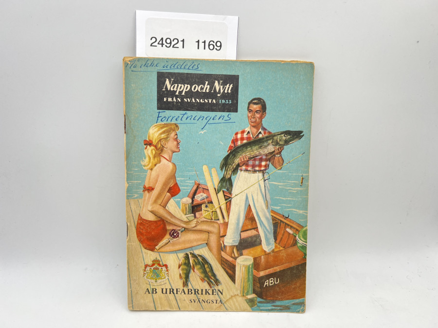 Katalog: Napp och Nytt fran Svängsta 1955, AB Urfabriken Svängsta, Seite 23 nicht vollständig