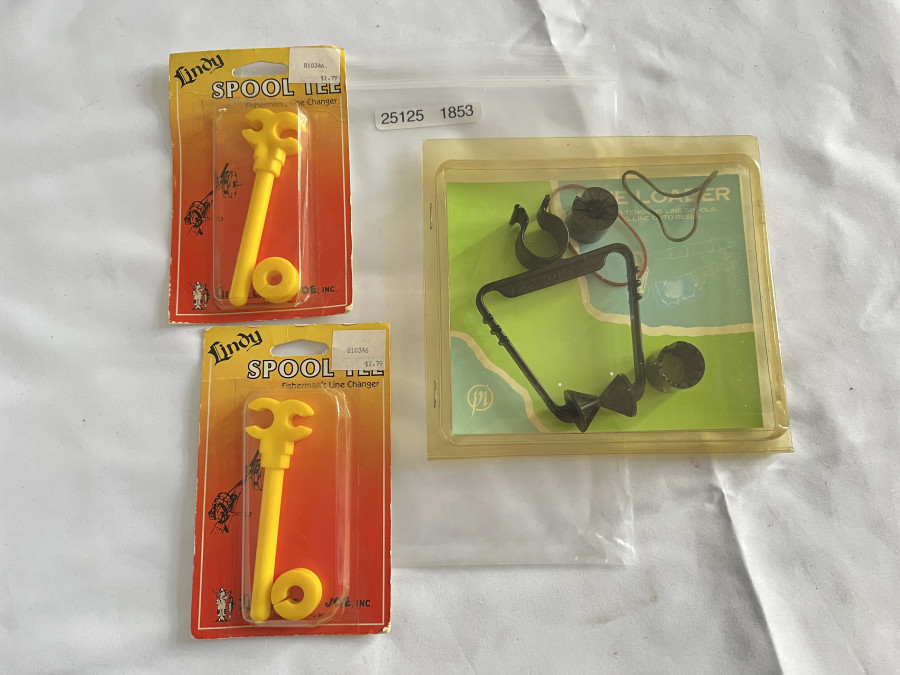 Schnurspuler und 2x Lindy Spool Tee Fisherman´s Line changer, Originalverpackt