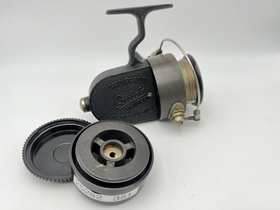 Stationärrolle, Quick Standard, D.A.M. Berlin SW 68, 062106, Reservespule, guter Zustand