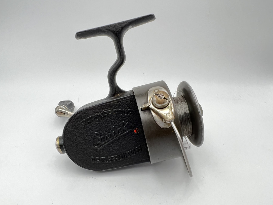 Stationärrolle, Quick D.A.M Berlin SW68, Stationäry Drum Bait Casting Reel, 027083, guter Zustand