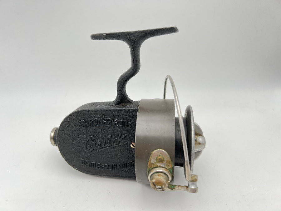 Stationärrolle, Quick D.A.M. Berlin SW68, Stationäry Drum Bait Casting Reel, 044748, leichte Gebrauchsspuren