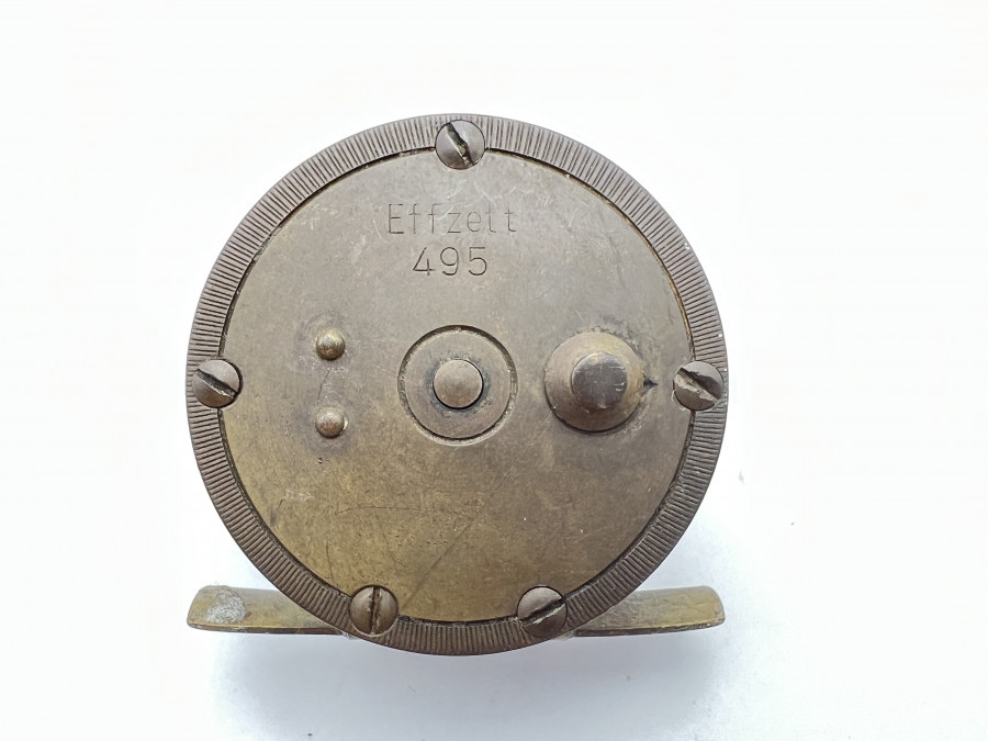 Messingrolle, DAM Effzett 495, Made in Germany, ausschaltbare Knarre, Rollendurchmesser 55mm, Gebrauchsspuren
