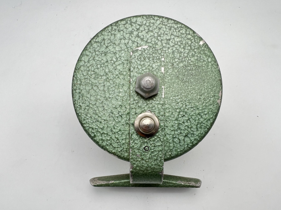 Spinn- und Grundrolle, DAM Haka 4000, ausschaltbare Knarre, 80mm Rollendurchmesser, Gebrauchsspuren
