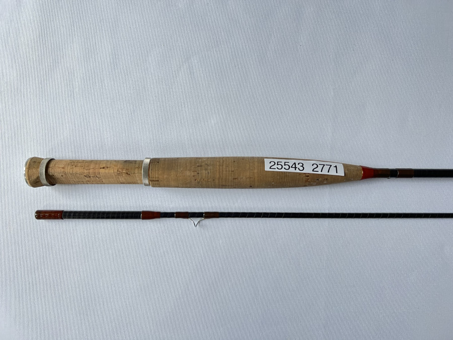 Fliegenrute, Orvis Graphite Rod, 2tlg., 2,35m, #2, Futteral, Alu Transportrohr, sehr guter Zustand, Transportlänge 1270mm