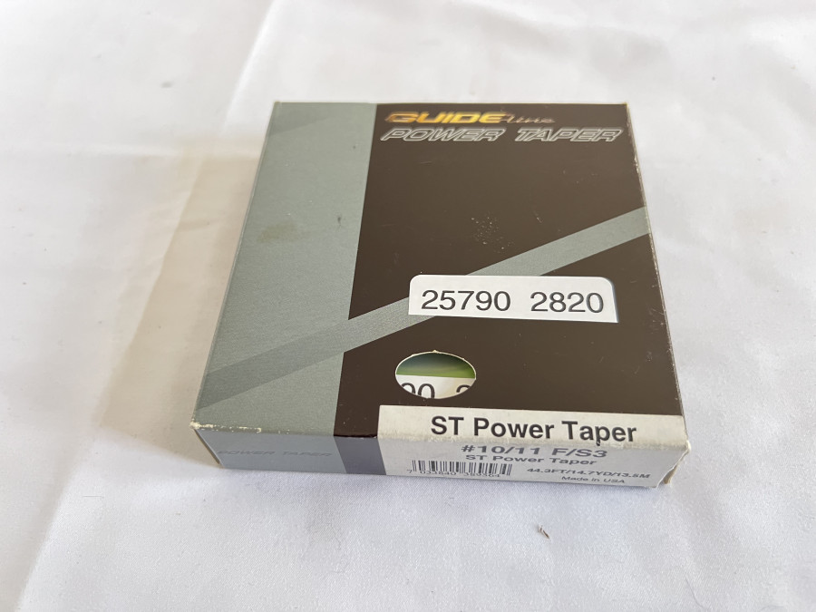Fliegenschnur Guideline Power Tapter, St Power Tapert, S10/11 F/S3, 44,3ft/14,7Yd/13,50m, Made in USA, neu