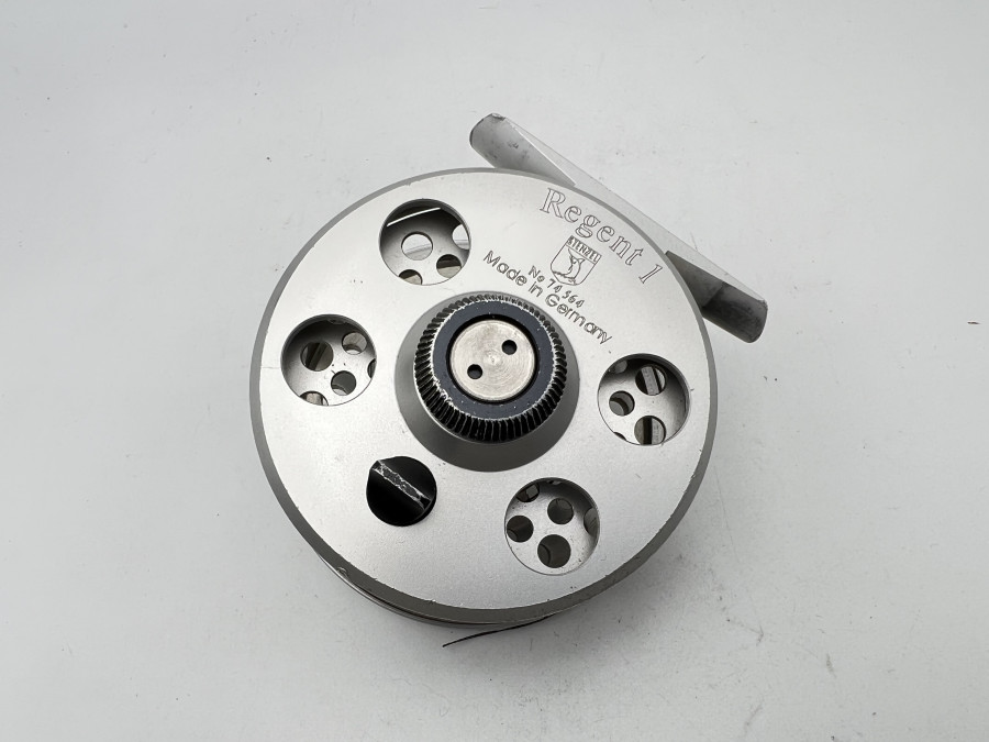 Fliegenrolle Stenzel Regent 1, No. 74564 Made in Germany, Rechtshand, technisch gut, Gebrauchsspuren