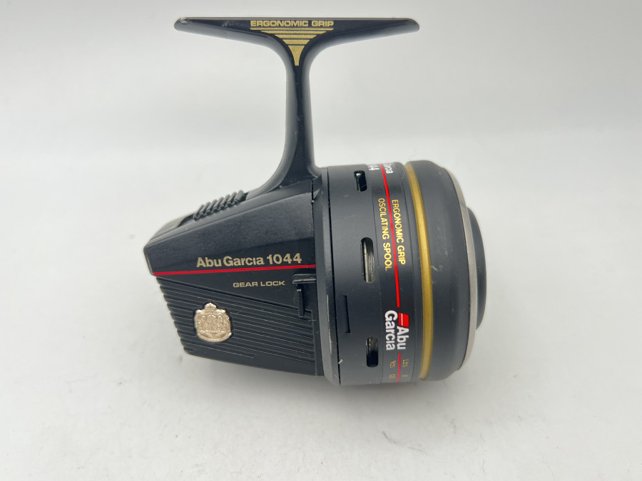 Kapselrolle Abu Garcia 1044 Syncro Match, Linkshand, mit Schnur, Gebrauchsspuren