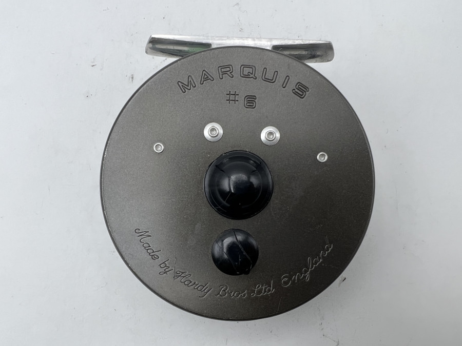 Fliegenrolle Hardy Marquis #6, Made by Hardy Bros Ltd England, Gewicht 140 Gramm, Gebrauchsspuren