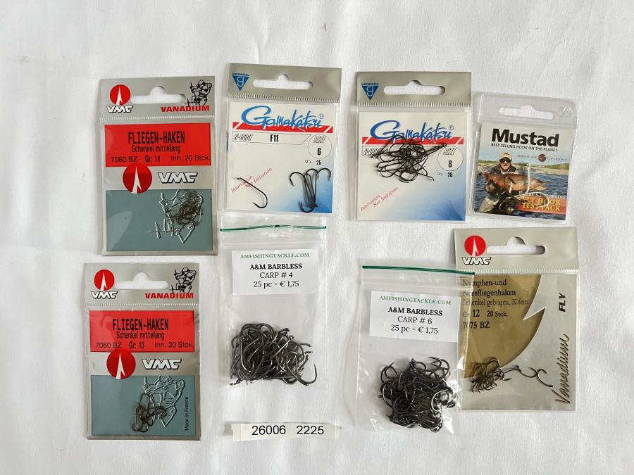 Angelhaken, Mustad, AM Fishing, Gamakatsu, VMC