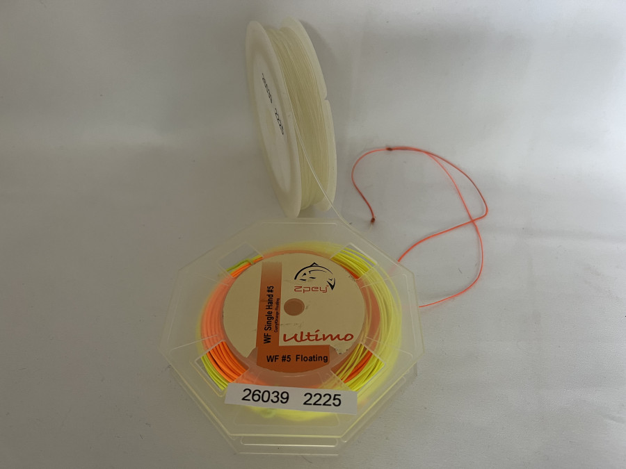Fliegenschnur, Zpey ultimo, WF 5 F und eine transparente Schnur, gebraucht