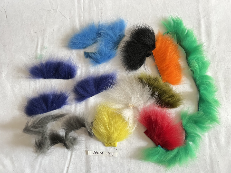 Polarfuchs, Fellstücke, verschiedene Farben
