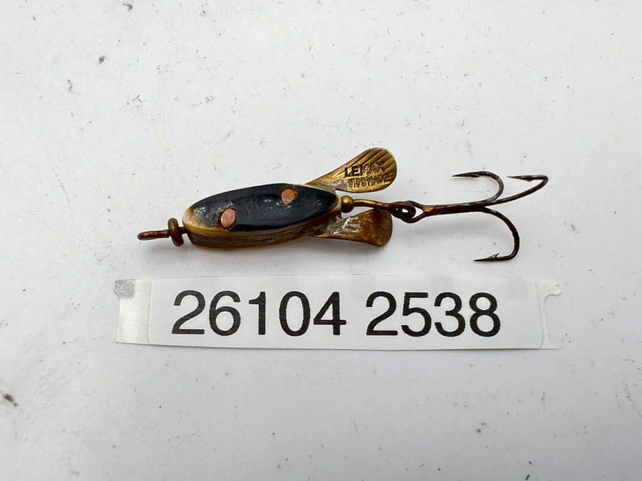 Perlmuttspinner, auf Flosse Lemax Swiss gemarkt, hell/dunkel, Gesamtlänge 55mm
