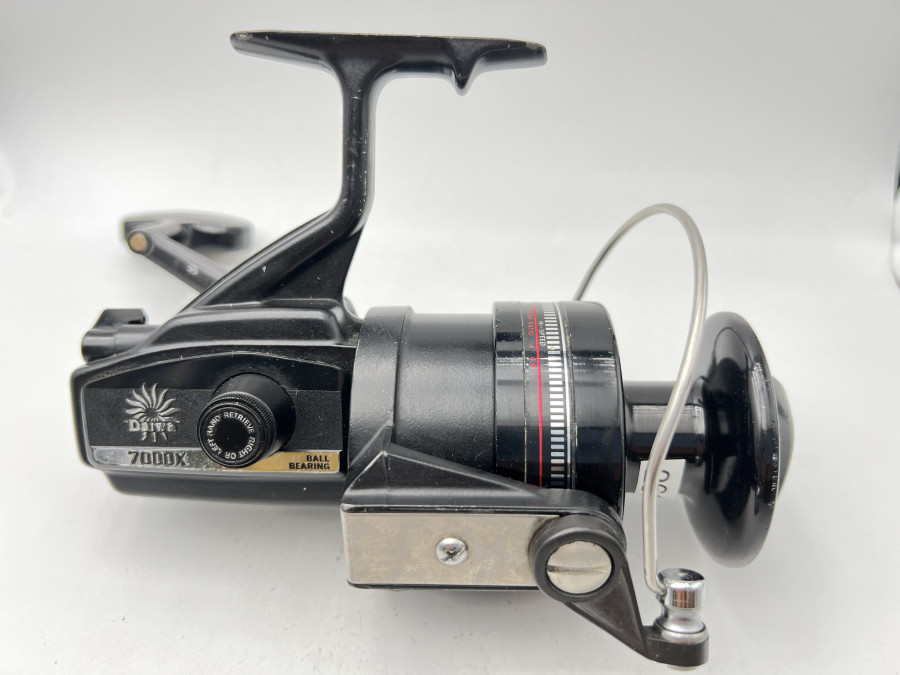 Stationärrolle, Daiwa 7000X, technisch in Ordnung, Gebrauchsspuren