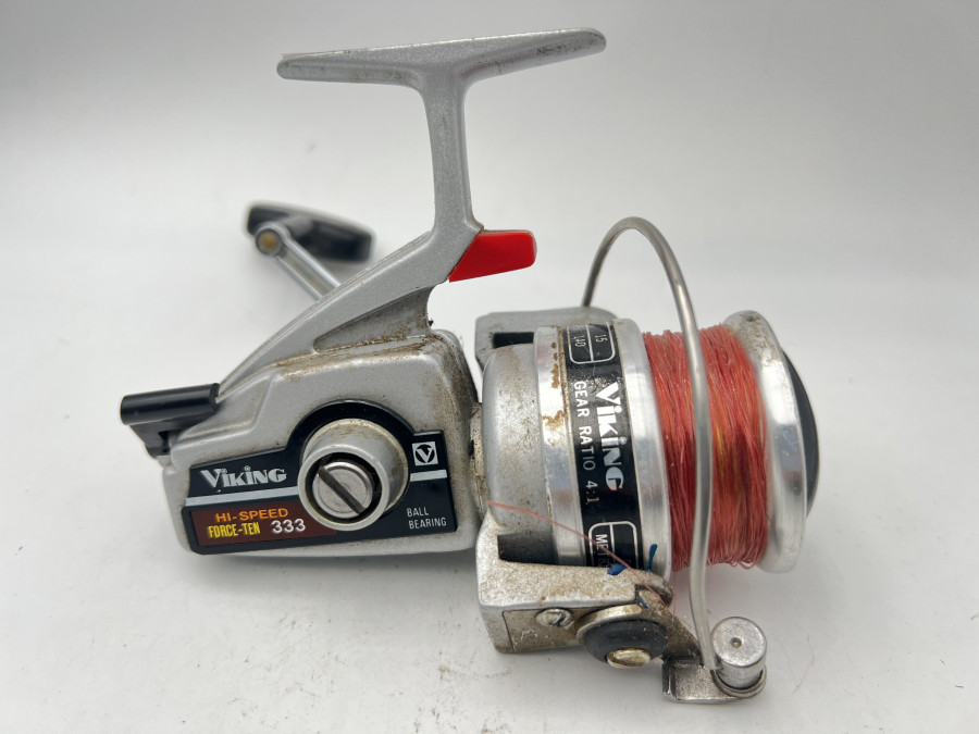 Stationärrolle, Viking Hi-Speed 333, starke Gebrauchsspuren