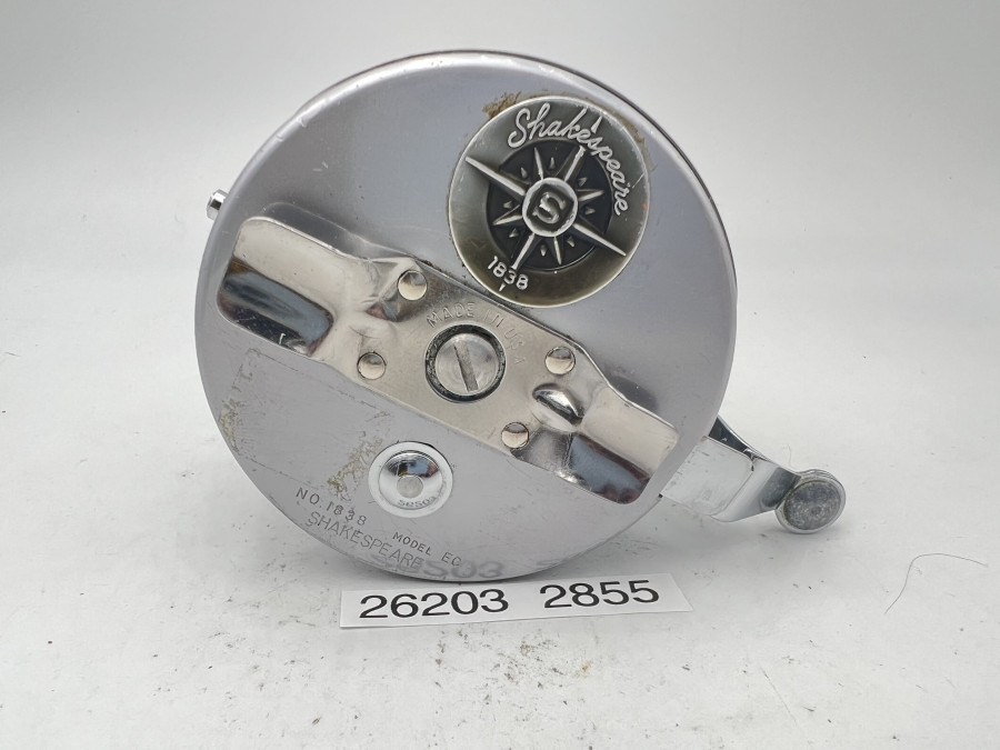 Automatik Fliegenrolle, Shakespeare 1838 Model EC, Gebrauchsspuren, ohne Rollentasche