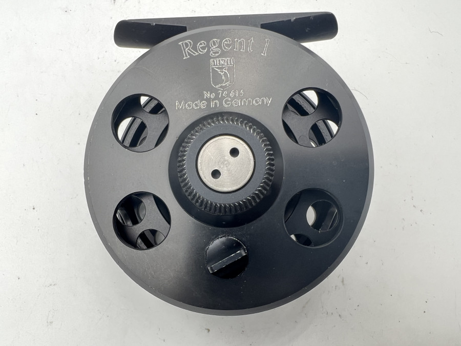 Fliegenrolle, Stenzel Regent 1 No. 74615, Made in Germany, gutes Bremssystem, Linkshand, Gebrauchsspuren, ohne Rollentasche