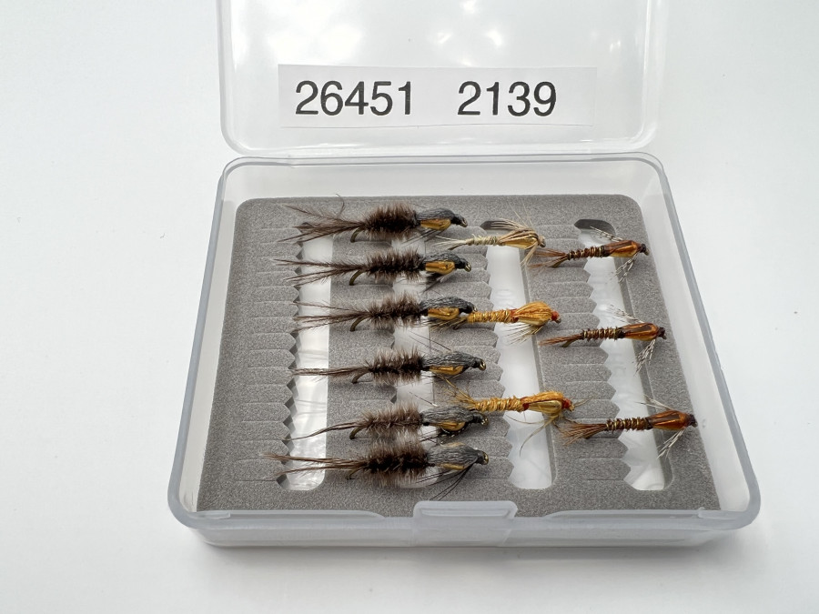 Nymphensortiment, Tungsten Tropfen, Grösse 8 / 14, 12 Stück, extrem fängig