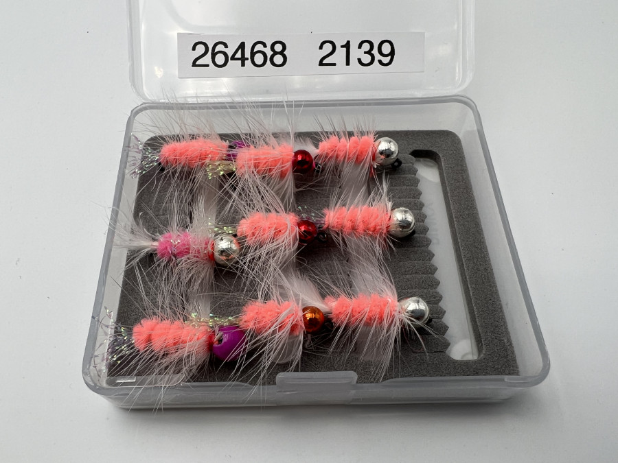 Jigsortiment, Tungsten Schlitzkugel, Grösse 10, 9 Stück, fängig