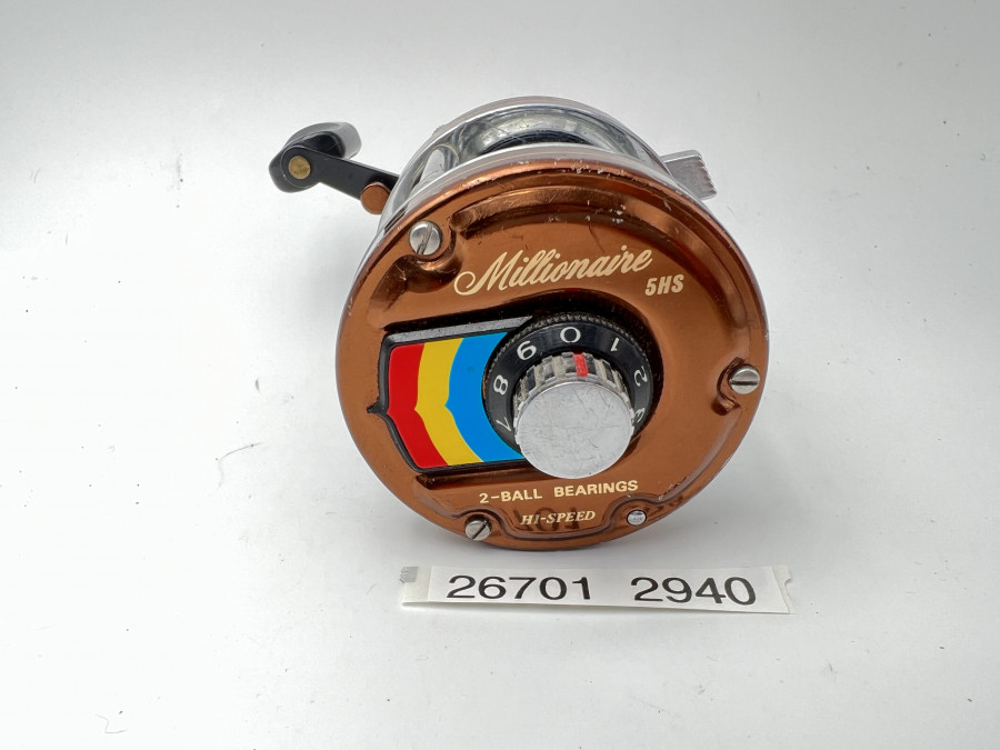 Multirolle, Daiwa Millionaire 5HS, Hi-Speed, technisch in Ordnung, Gebrauchsspuren