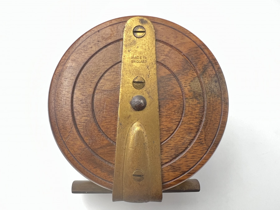 Holzrolle, Made in England, Rollendurchmesser 75mm, Rollenbreite 40mm, Gebrauchsspuren