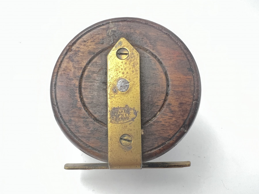 Holzrolle, Wilkes Osprey Brand, Rollendurchmesser 65mm, Rollenbreite 40mm, Gebrauchsspuren