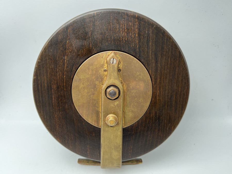 Holzrolle, ausschaltbare Knarre, Rollendurchmesser 175mm, Rollenbreite 45mm, Gebrauchsspuren