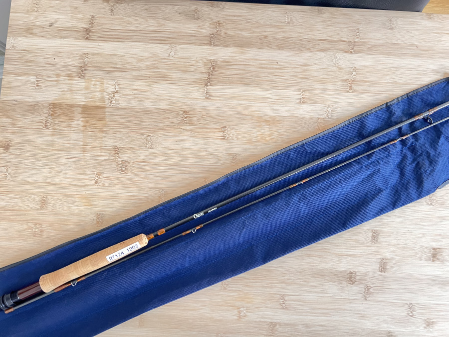Fliegenrute, ORVIS, Graphite Allrounder, 2tlg., 8.3", #7, Futteral, Gebrauchsspuren