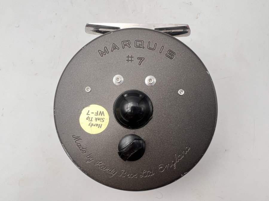 Fliegenrolle, Hardy Marquis 7,  Gewicht 120 Gramm, ohne Rollentasche, Gebrauchsspuren
