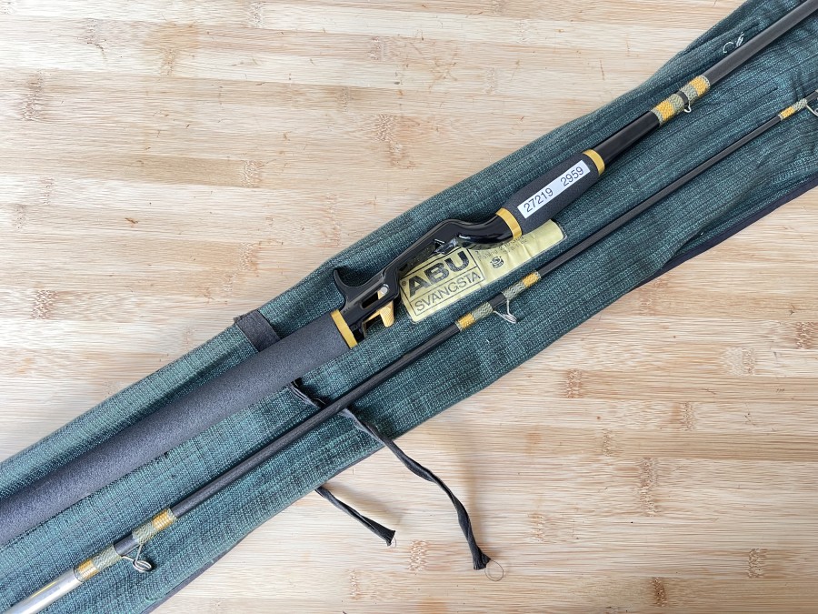 Spinnrute, ABU Svängsta, Diplomat 662 Zoom, Garantispö 811339, 2tlg., WG 10-30g, Futteral, sehr guter Zustand. wie neu, Transportlänge 1050mm