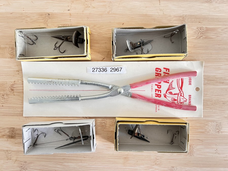 Wobbler System, Stocker 0 und 1, 2 neu und 2 gebraucht, Fischgreifer