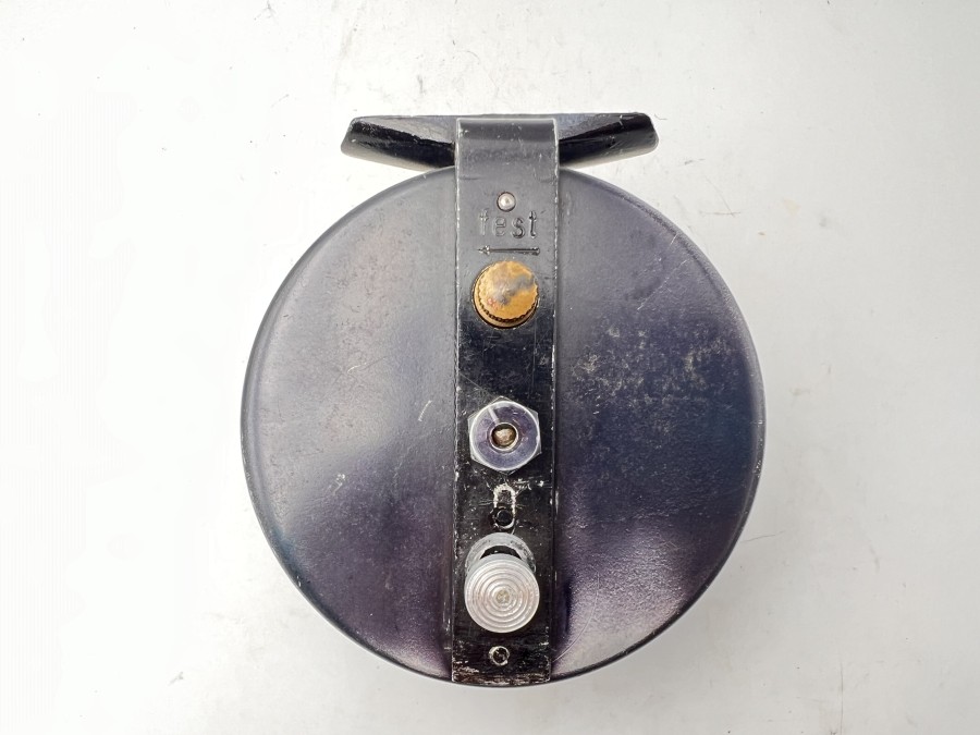 Vintage Alu Rolle, Ulmer Spatz. Die Rolle ist auf der Rückseite mit dem Ulmer Spatzen gemarkt, ein nicht alltägliches Sammelstück für Süddeutsche Sammler, Gebrauchsspuren