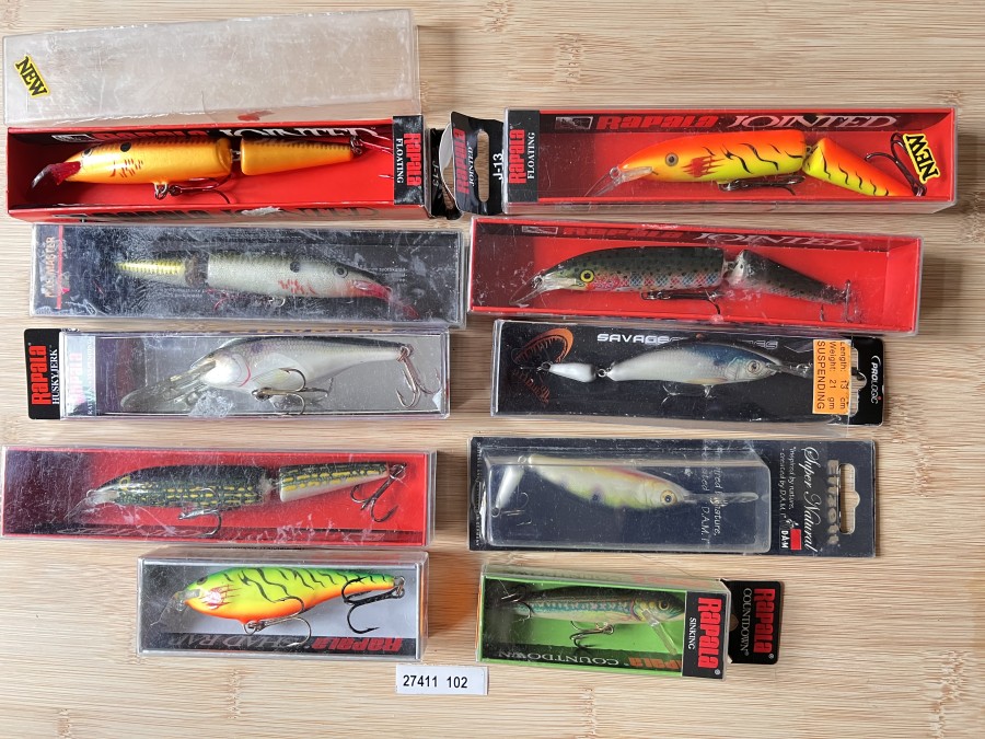 10 Wobbler, DAM, Nils Master,Lucky Craft, Rapala, neu und gebraucht