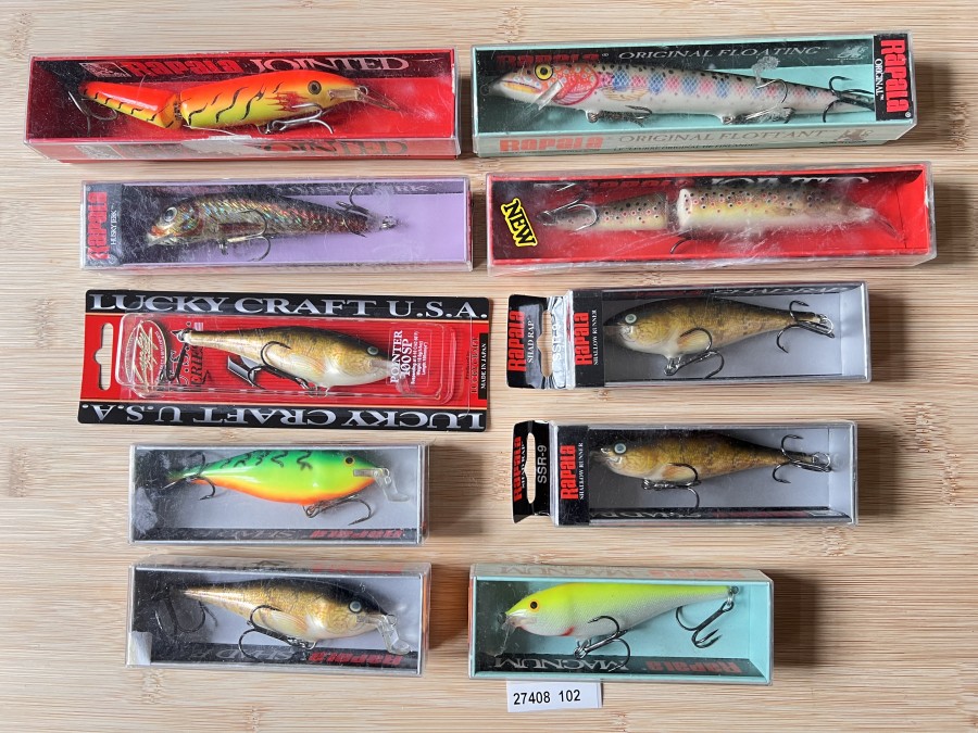 10 Wobbler, Rapala, Lucky Craft, neu und gebraucht