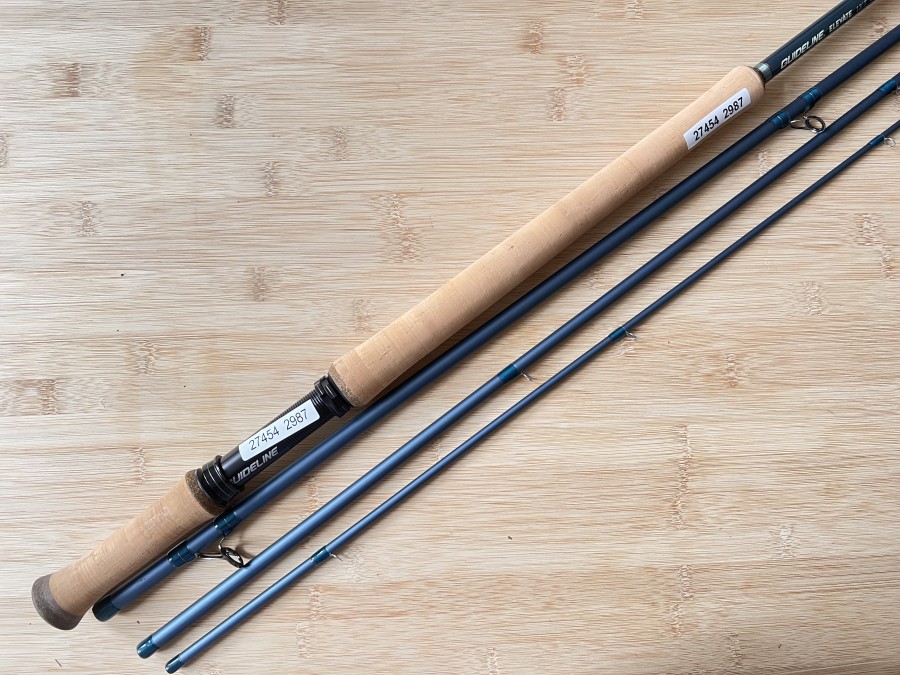 Zweihandfliegenrute, Guideline, Elevate, 4tlg., 13.7", #9/10 - 34-37gr / 525-570 grains, ohne Futteral, Gebrauchsspuren, Transportlänge 1100mm