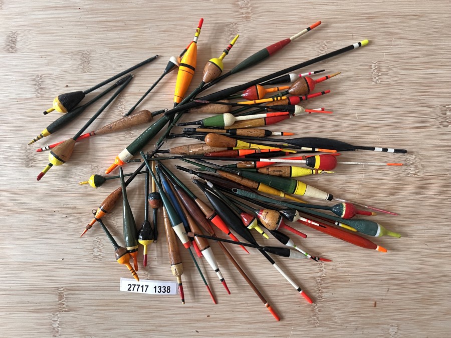 Posen, 52 verschiedene Floats, 6 bis 22cm, Kork, Balsholz, gute Qualität