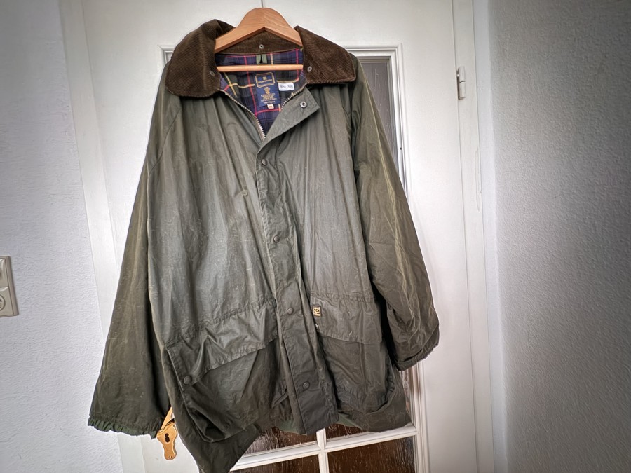 Anglerjacke, House of Hardy, gewachst, grün, The Wax - Premium Jacket, Grösse XXL, neu