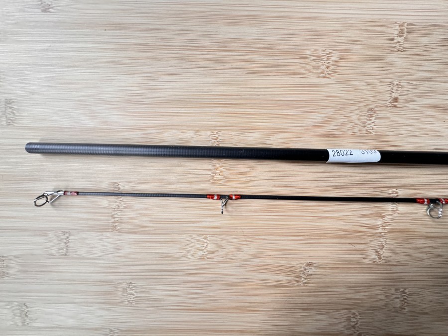 Spinnrute, Berkley Lighting Rod,, powerd by IM6, 1125661-LRC-302/100m, 2tlg., 3,0m.Medium 'Action, Casting Weight 15-55gr, ohne Futteral, Gebrauchsspuren, Transportlänge 1560mm