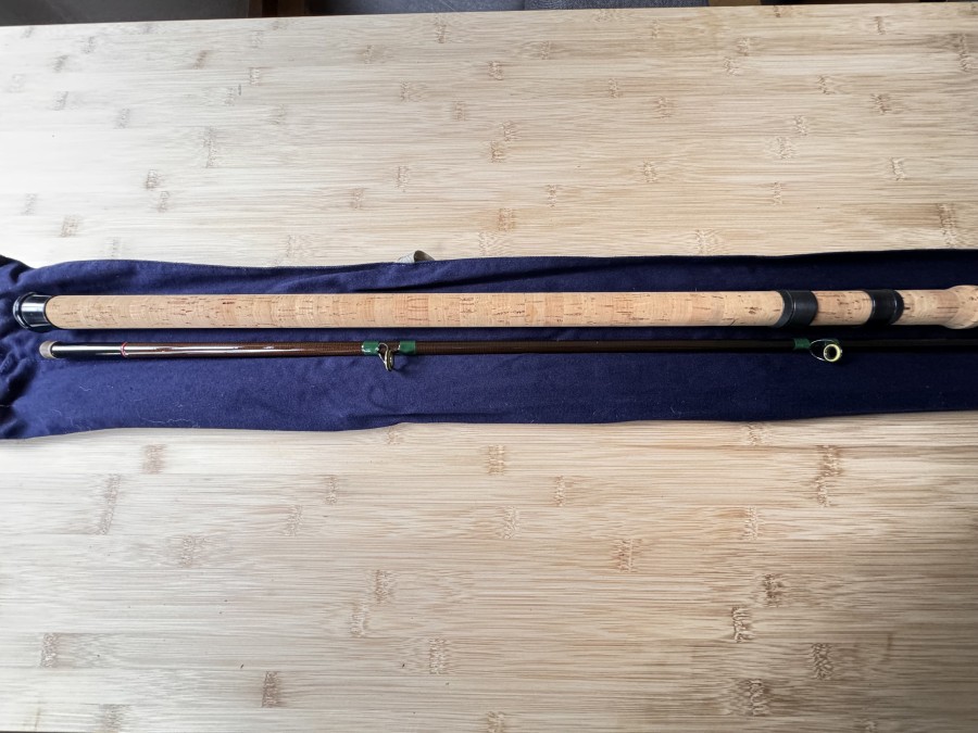 Karpfenrute, The House of Hardy, Made in England, Richard Walker Carp. No. 2, 2tlg., 10.0" - 305cm, Grifflänge 700mm, IGH 9022, Originalfutteral, neu, Transportlänge 1600mm