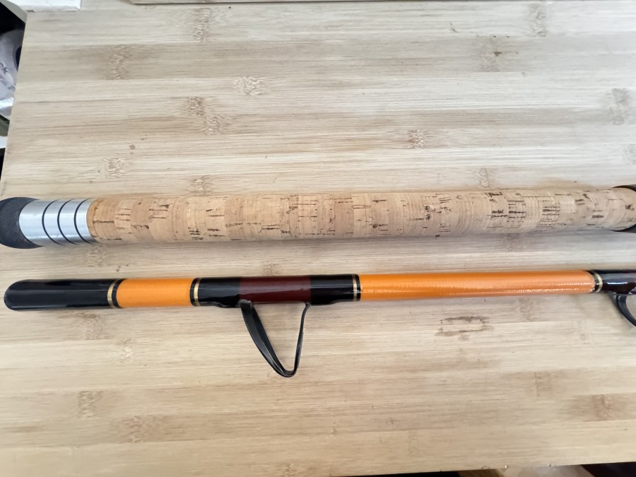 Welsrute, Sportex Classic Wels, gelber Blank 2tlg., 2,70m, Gewicht 750 Gramm, Futteral, ungefischt, Transportlänge 1850 mm