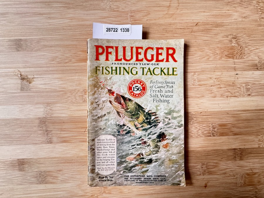 Pflueger Fishing Tackle, Pocket 156 Catalog, 130 Seiten