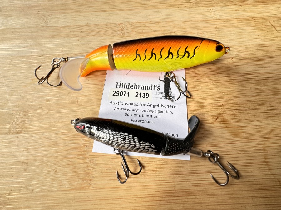 Wobbler, Whopper Plopper, 13cm, 35g und 9cm, 12g, neu und ungefischt