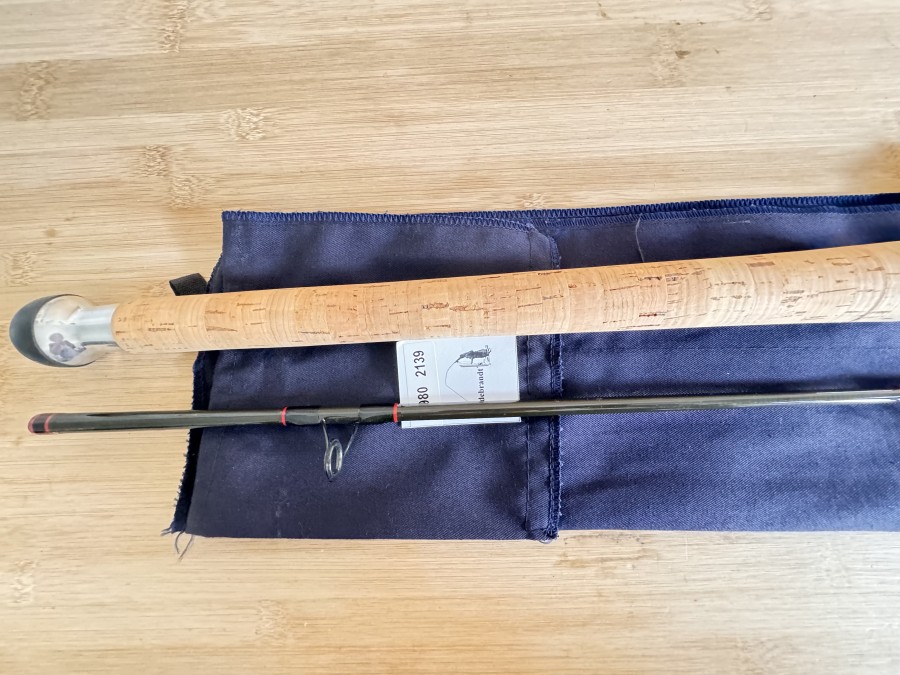 Spinnrute, Greys of Alnwick, Made in England, Kelder, 2tlg., 275cm, W3, Gewicht 235g, Futteral, neu und ungefischt, Transportlänge 1420mm