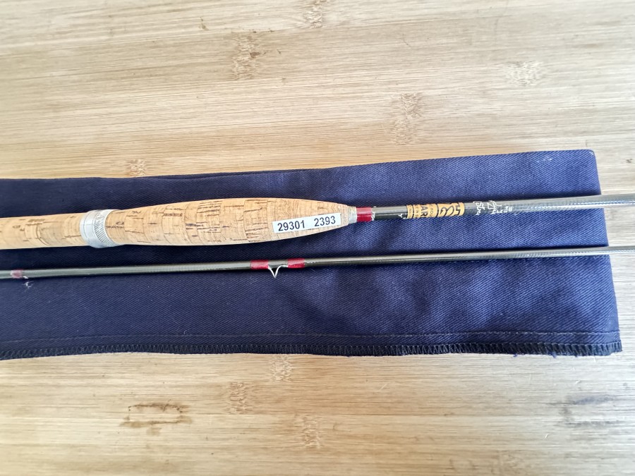 Fliegenrute, House of Hardy, Favorite - Stream, 2tlg., 215cm, #4/5, Gewicht 56gr, Futteral, Gebrauchsspuren, Transportlänge 1120mm