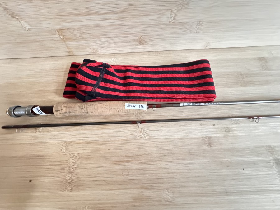 Fliegenrute, Sage, Vantage, 480, 2tlg., 8.0", #4, Gewicht 75g, Futteral, sehr guter Zustand, Transportlänge 1250mm